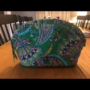 Vera Bradley large cosmetic bag